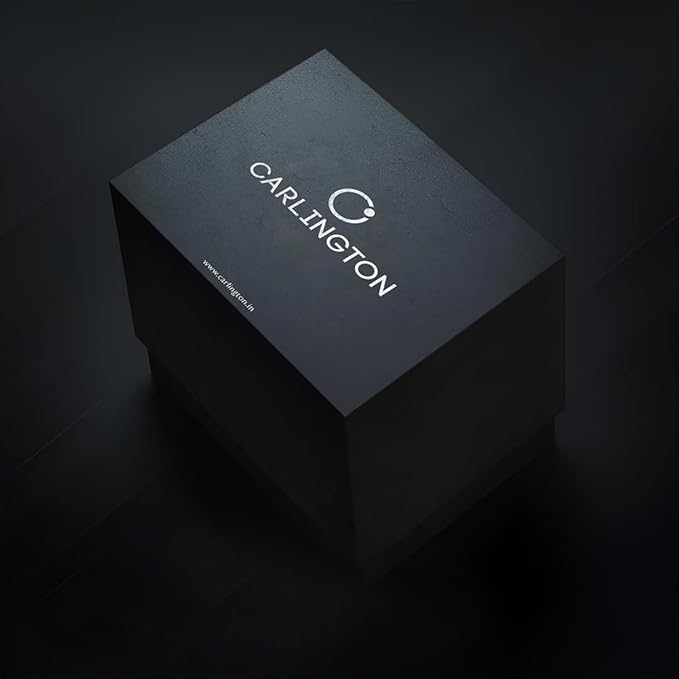 Carlington Analog Men's Watch with Stainless Steel Chain Strap, Multi-Color Dial Options, Premium Gift Watch for Men – Stylish Casual & Formal Wrist Watch - CT 8811