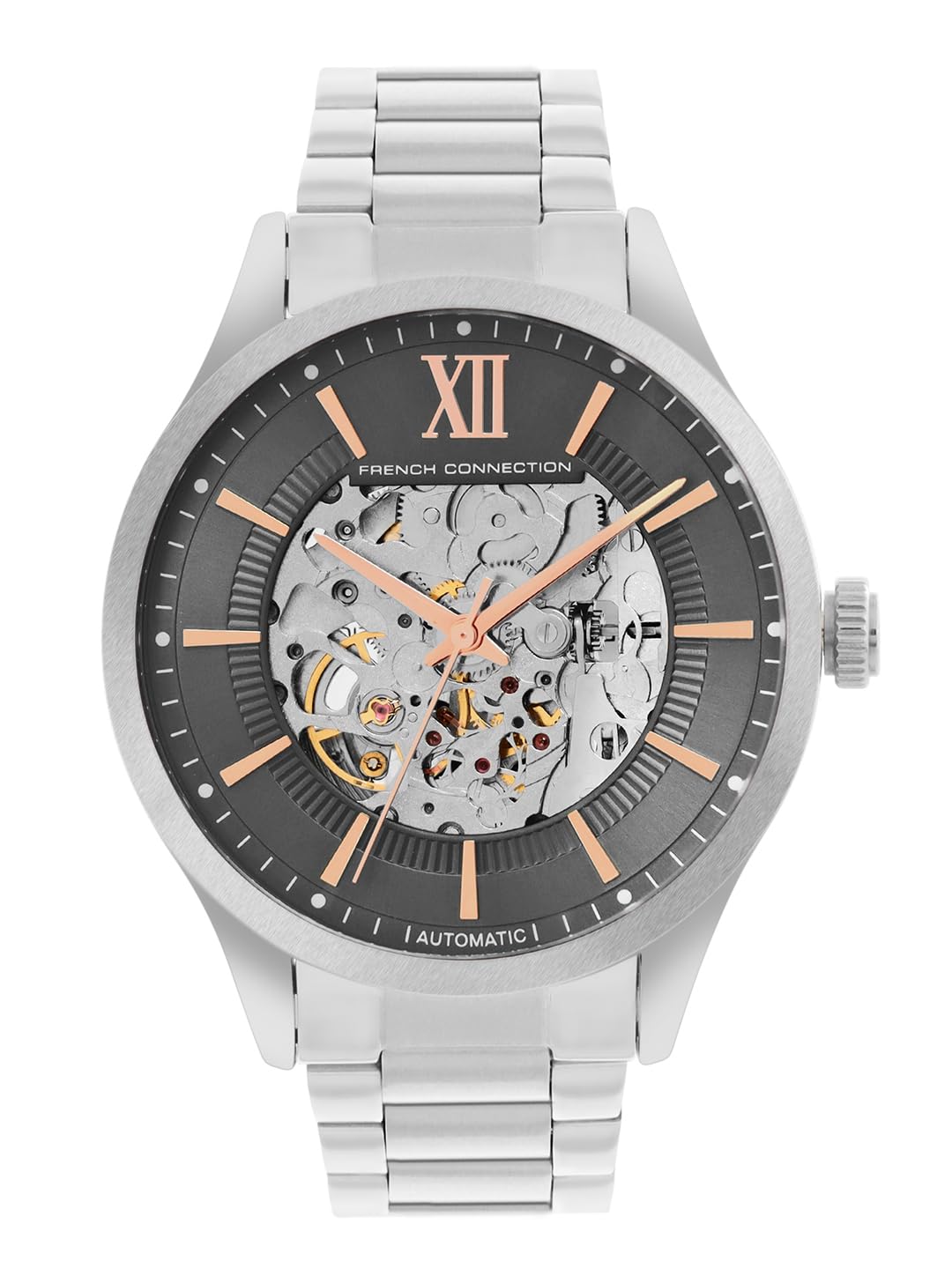 French Connection Automatic Grey Dial Men's Watch-FCA10SM