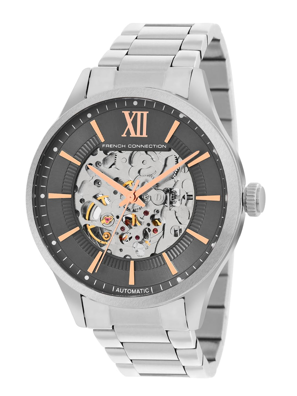 French Connection Automatic Grey Dial Men's Watch-FCA10SM