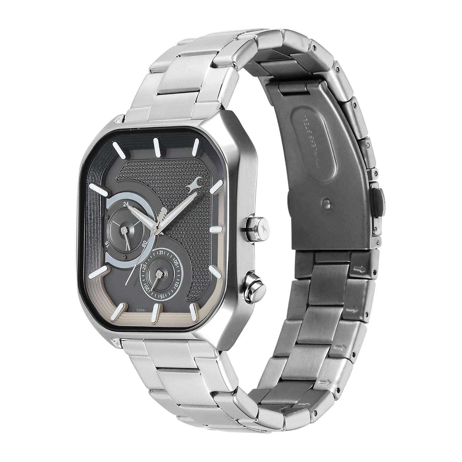 Fastrack Groove Multifunction Lume Anthracite Dial for Men