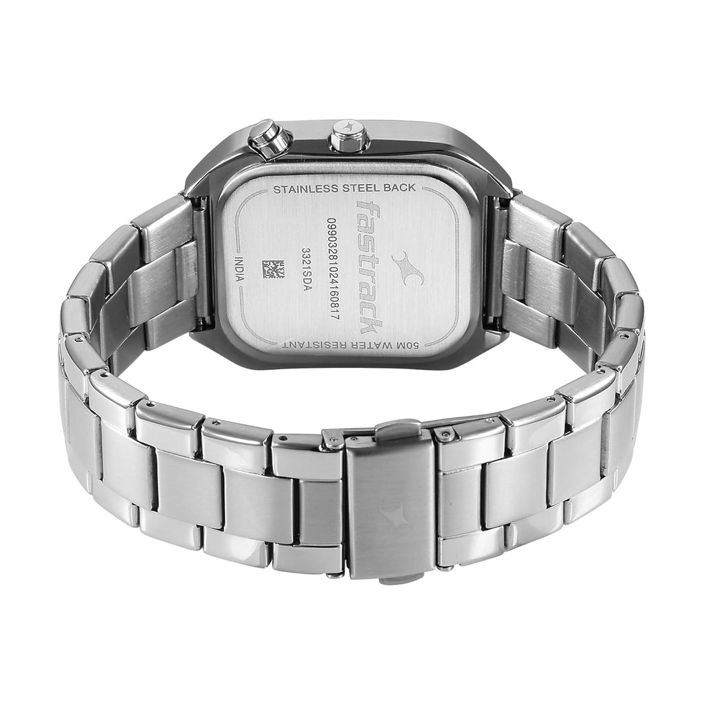 Fastrack Groove Multifunction Lume Anthracite Dial for Men