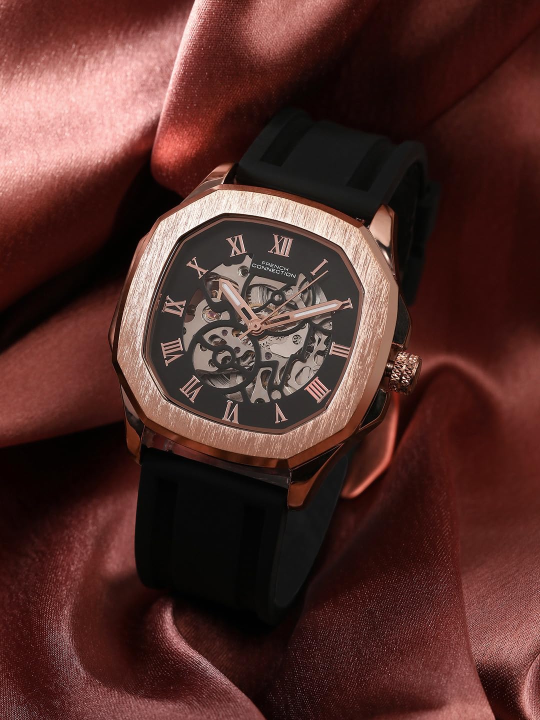 French Connection Green Dial Automatic Watch for Men - FCA05-6